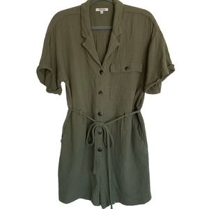 Madewell Olive Green Jumpsuit